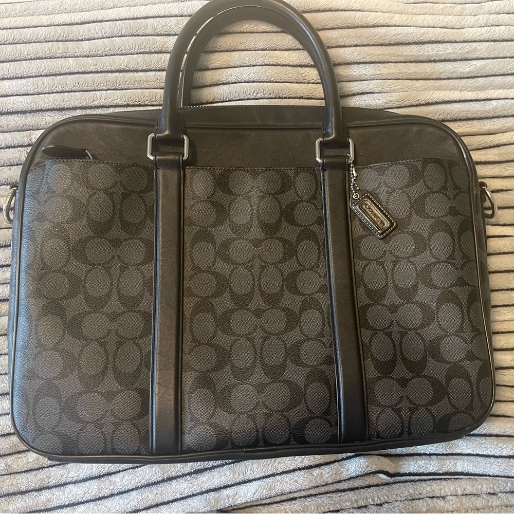 Authentic Coach Monogram Laptop Case